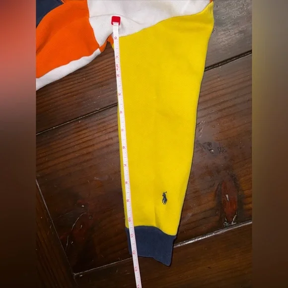 Polo by Ralph Lauren Boy’s Sz 7 Colorblock Hoodie - Picture 4 of 7